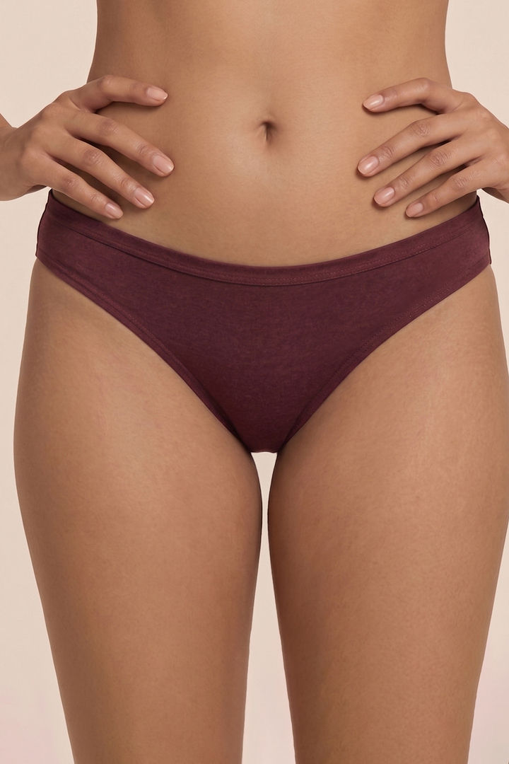 Zivame Low Rise Full Coverage Bikini Panty (Pack of 3) - Multicolor — image 10
